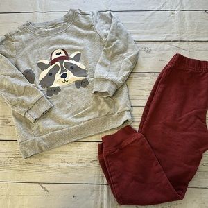 Carters toddler boys matching set